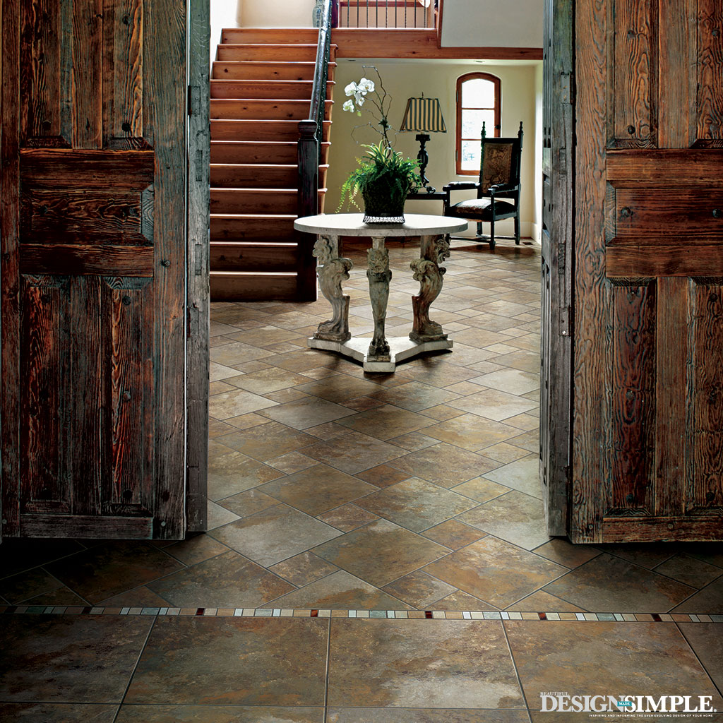 Carpet One Stone Flooring in Entryway